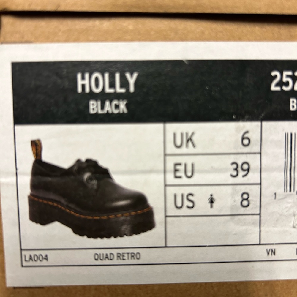 Black Quad Retro Shoes